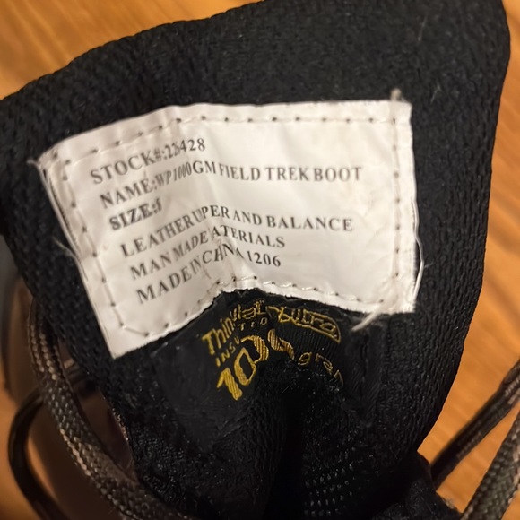 Men’s Guide Gear Leather Camo Hunting Boots - 8 - Picture 6 of 10